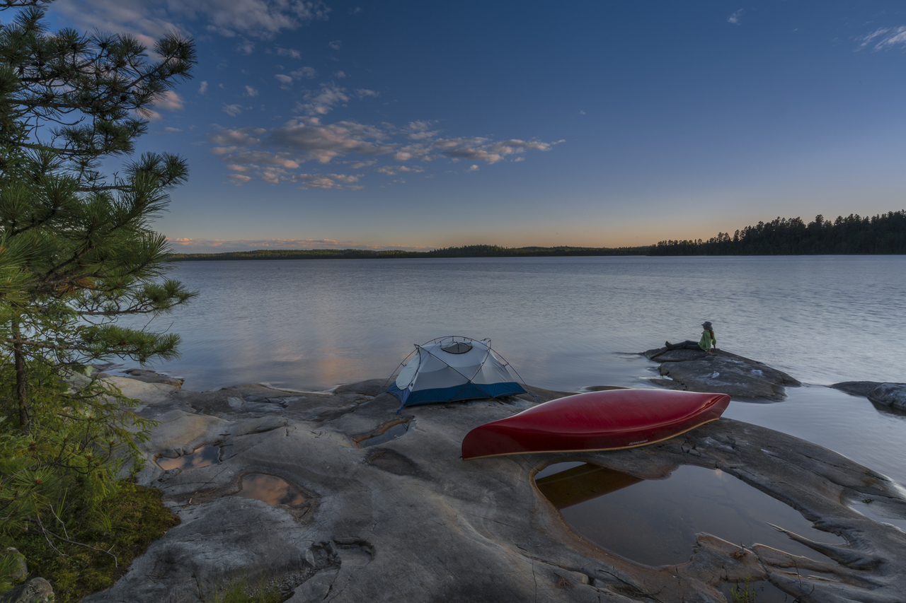 Canoeing on Lake Temagami