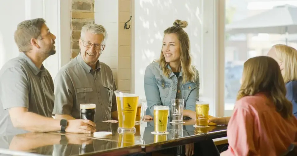 Signature beers are paired with local flavours